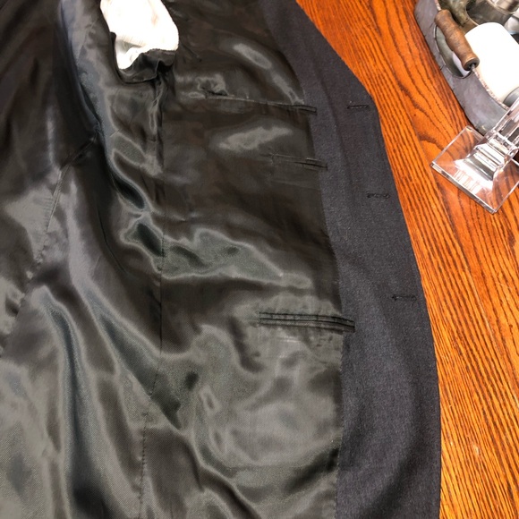 EREDI PISANO BLACK 3 BUTTON CHEST POCKET POCKET ON CHEST AND ON EACH SIDE - Picture 7 of 13